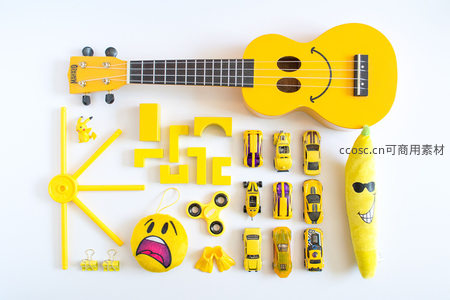 创意黄色主题玩具集合