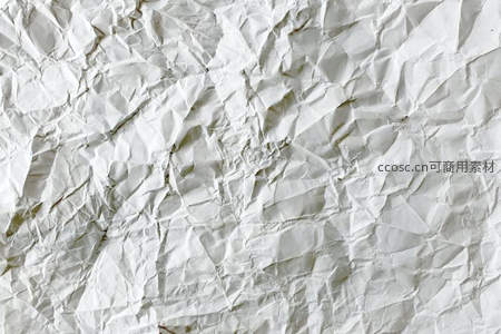 褶皱白纸纹理特写背景