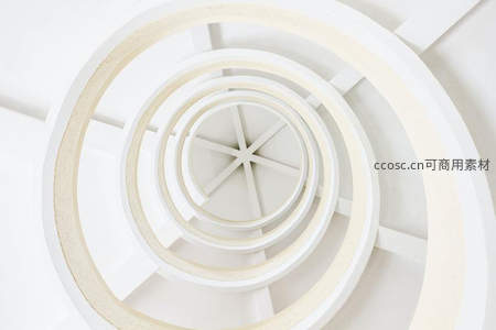 螺旋楼梯俯视几何之美