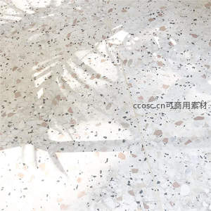 水磨石地面光影斑驳