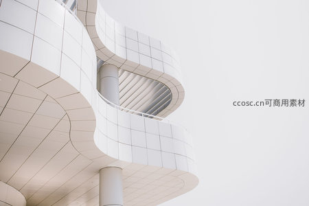 螺旋楼梯的流线型设计美感