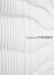 波浪形白色条纹的立体纹理