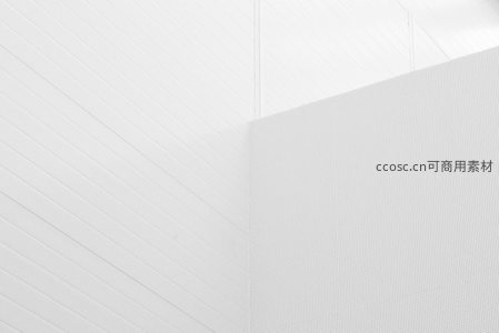 白色几何空间，现代设计美学