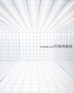 无限延伸的网格空间与未来感设计