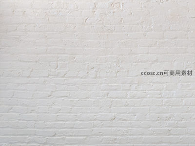 纯白砖墙纹理背景，简约工业风的质感墙面