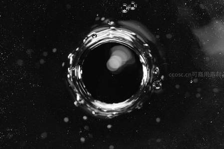 水滴气泡的微观艺术