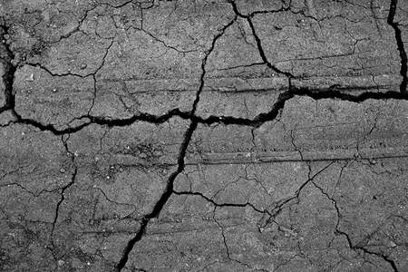 龟裂大地纹理，干涸土地的呐喊