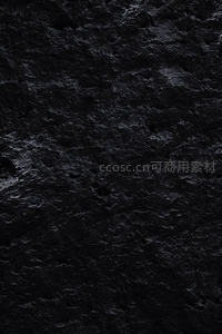 深色粗糙岩石纹理特写