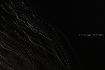 黑暗中流动的光线轨迹