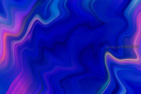 炫彩蓝紫流动抽象背景