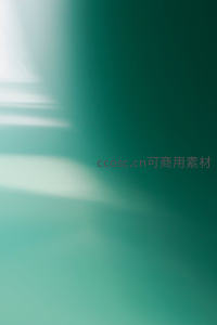 抽象光影渐变绿意空间