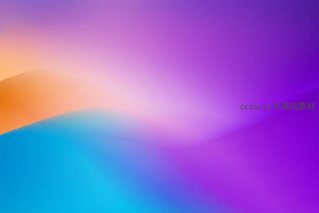 渐变紫蓝抽象波浪背景