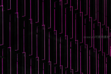 紫光几何线条构成的抽象背景