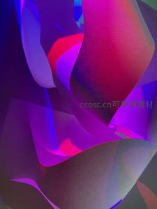 霓虹光影交织，现代感十足的色彩漩涡