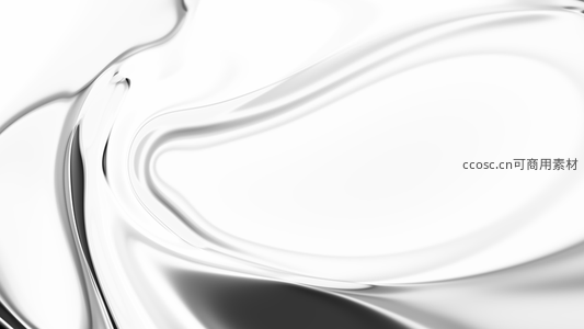 流动的白色丝绸质感抽象背景