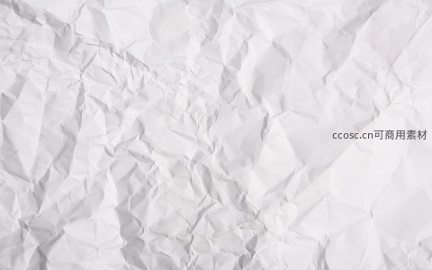 褶皱白纸肌理抽象背景图