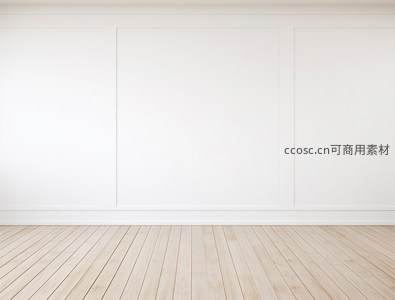 北欧风纯白墙面搭配浅木地板