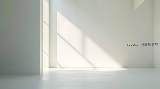 阳光穿透门缝洒入的静谧角落