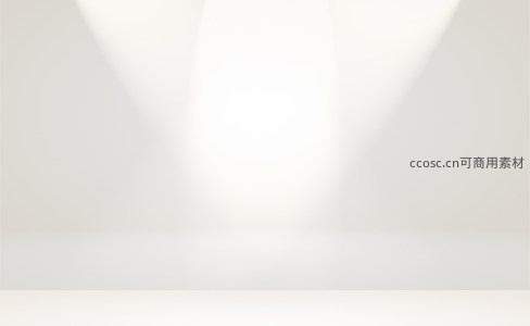 纯白光束聚焦舞台背景