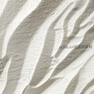 微距下的白色肌理与水珠细节特写