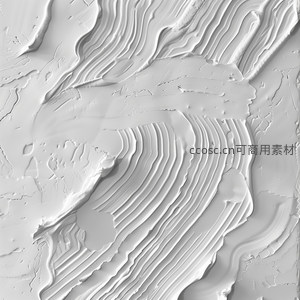 纯白肌理的抽象世界