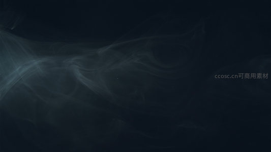 墨色深渊中舞动的幽灵般烟霭