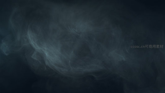 墨色底上浮动的缥缈烟影