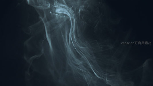烟雾如绸缎般缠绕于暗影之中