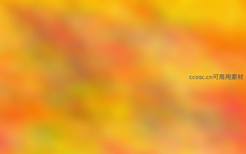 温暖金黄秋日抽象画