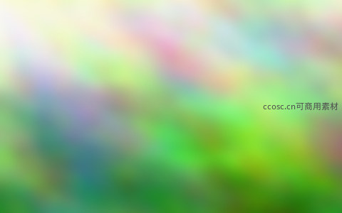 绿意盎然的模糊光影背景