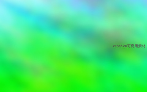 翠绿海洋般的抽象色彩世界