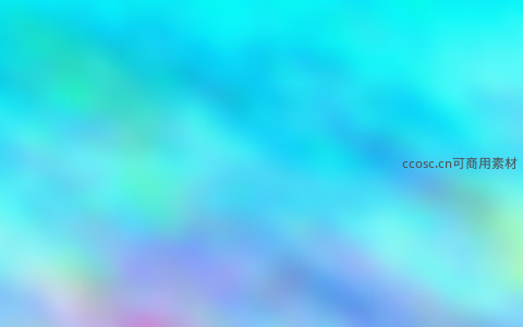 蓝绿渐变梦幻光影背景