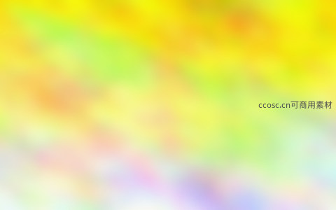 明黄嫩绿清新渐变背景