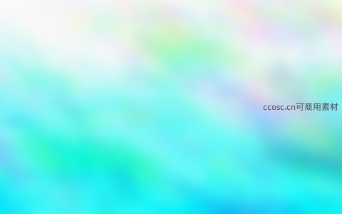 梦幻蓝绿渐变抽象背景