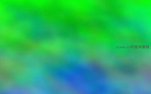 绿蓝交融的自然朦胧光影效果