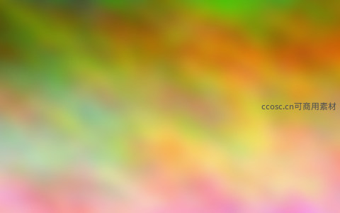 春日暖阳下的彩色柔焦背景