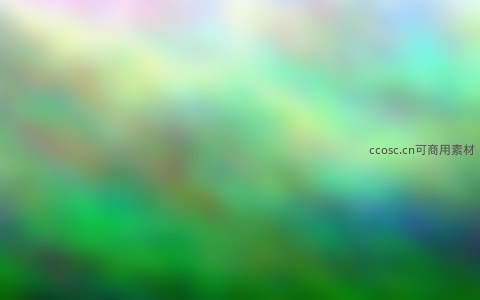 清新绿意朦胧自然光效