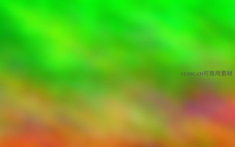 绿意盎然的抽象色彩流动