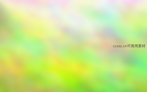 活力绿黄粉彩模糊背景