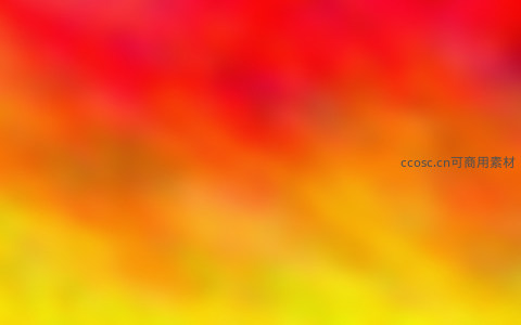 炽热夕阳下的暖色调光影渲染