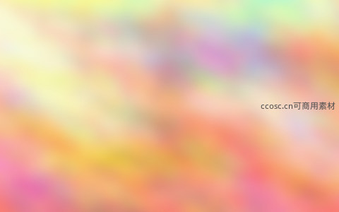 暖橙黄粉柔光抽象图