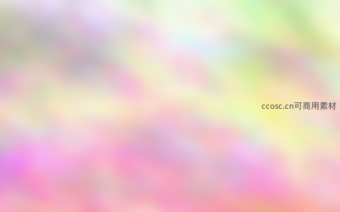 柔粉浅绿交织的梦幻云彩