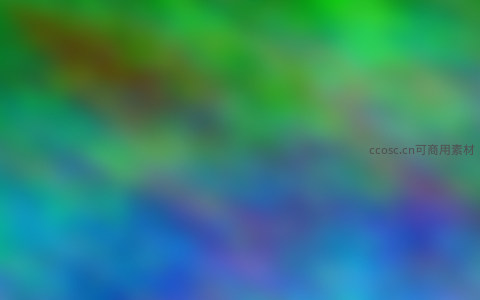 绿蓝梦幻色彩流动画面