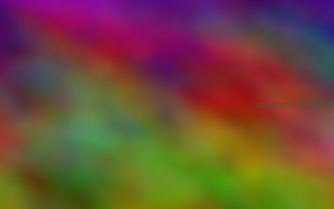 绚烂彩虹色抽象流动图