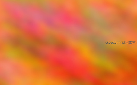 炽热橙红光影流动画卷