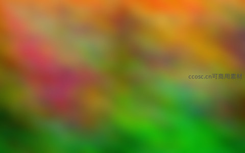 绚烂自然光晕下的模糊色彩世界