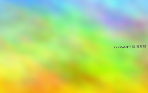 清新绿蓝彩虹渐变背景