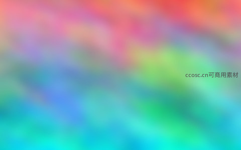 彩虹色流体抽象艺术图