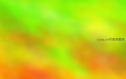 鲜亮绿黄橙色流动背景