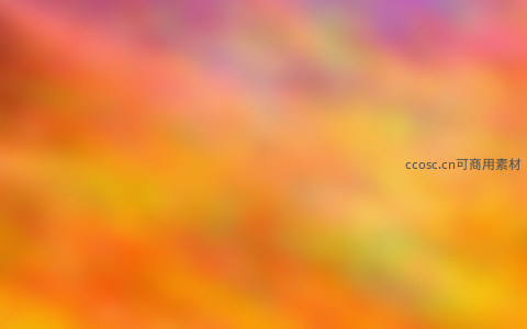 暖橙金黄流动色彩背景